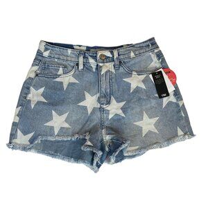 NWT YMI STAR DEMIN SHORTS JUNIOR SIZE 7/28W